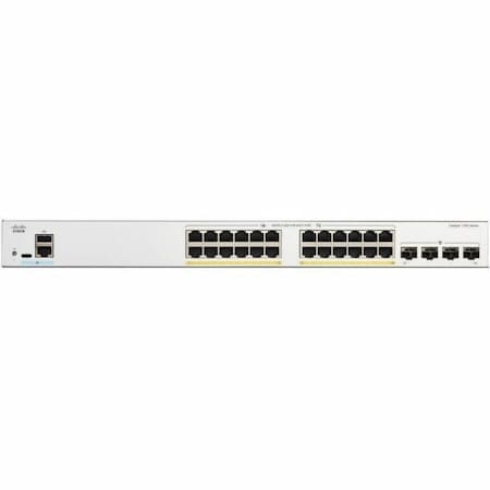 Cisco Catalyst 1300 24-port GE, Full PoE, 4x1G SFP C1300-24FP-4G