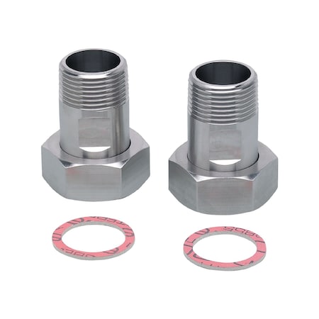 Ifm Mounting adapter for flow sensors, 2PK E40206