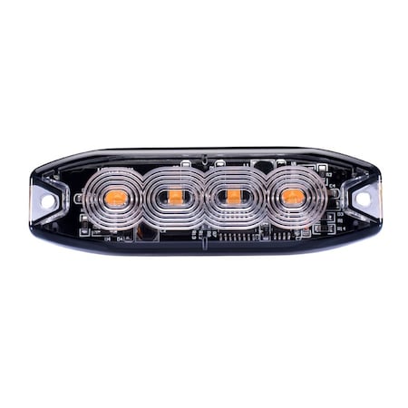 Race Sport Lighting Strobe Pro Series 4-Led Ultra Thin Strobe Marker W/ Clear Lens RS3020BSP