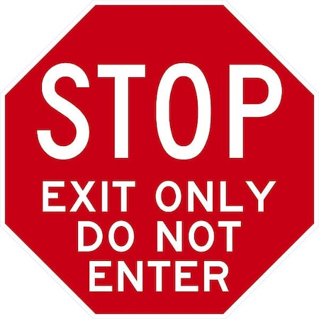 Lyle Stop Exit Only Do Not G-13489-HI_24x24