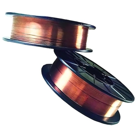 Hyw Products ER70S-6 Carbon Steel Mig Solid .035in Welding Wire 10-Pound Spool, 2PK 16035010-2