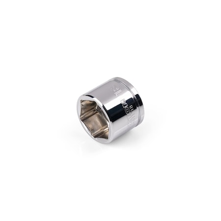 Tekton 3/8 Inch Drive x 18 mm Extra-Shallow 6-Point Socket SHD11118