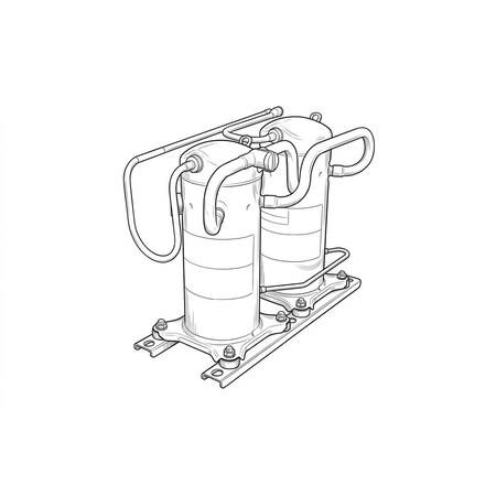 Copeland 230v3ph 90,000BTU TANDEM COMPR ZRT90KCE-TF5-830