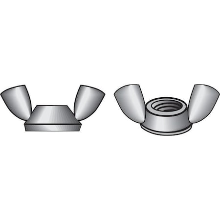 Hillman 8 in. Zinc-Plated Steel SAE Wing Nut, 100PK 180240