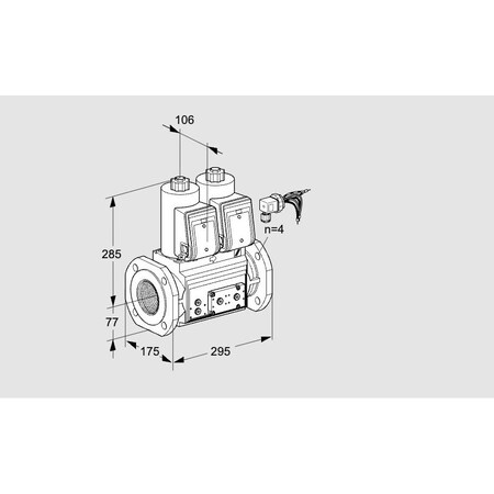 Honeywell Kromschroder VCS665F05NNKRE/PPPP/PPEP KS88204838