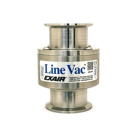 Exair SS Sanitary Flange Line Vac 161200-316