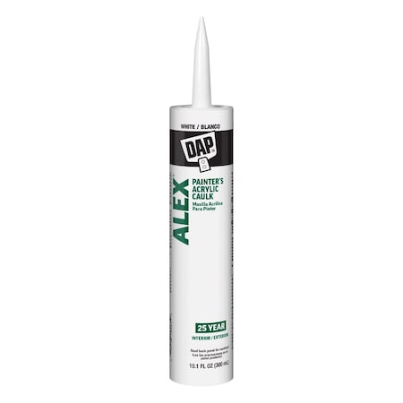 Dap Alex White Acrylic Latex Painter's Caulk 10.1 oz 7079818670
