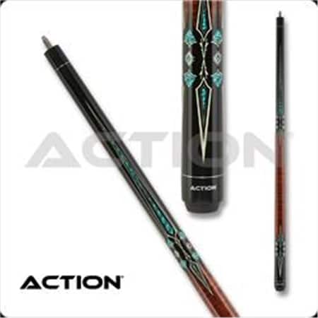 Action Cues IMP58 19 19 oz Action Impact Tiger Maple Handle Pool Cue IMP58 19