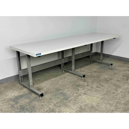 Stackbin Bolted Workbenches, 96"W, Adj. H, 1000lb P9630-2011-BG