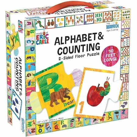 Briarpatch The World of Eric Carle Alphabet + Counting 2-Sided Floor Puzzle 33835