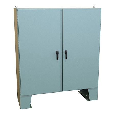 Hammond Handle Electrical Enclosure, 72 in H, 25 in D, 72 in W, 12, 13, 3R, 4, Steel HN4FM727224