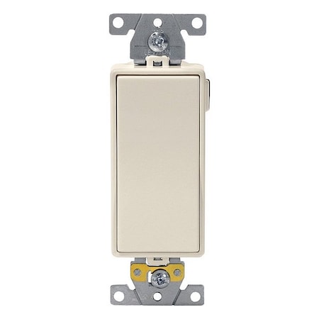 Leviton Wall Switch, Light Almond, Single Pole M5631-T
