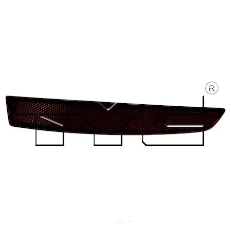 Tyc Capa Certified Reflector Assembly 17-5569-00-9