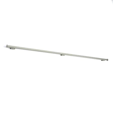 Quiet Glide 6' Satin Nickel Ladder Rail Kit for Removable Ladder System QG.4006-302.02