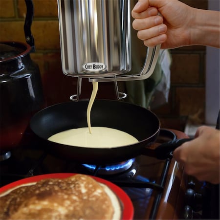 Classic Cuisine 24 oz Stainless Steel Pancake Batter Dispenser AF031006