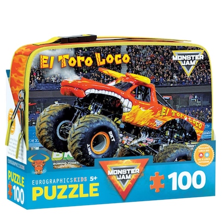 Eurographics El Toro Loco Monster Jam Jigsaw Puzzles Multicolored 100 pc 9100-5940