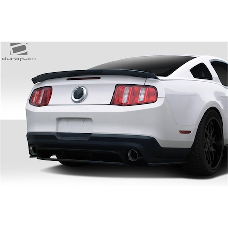 Duraflex 2010-2012 Ford Mustang R500 Rear Diffuser Splitter, Signature Black - 4 Piece, 4PK 109592
