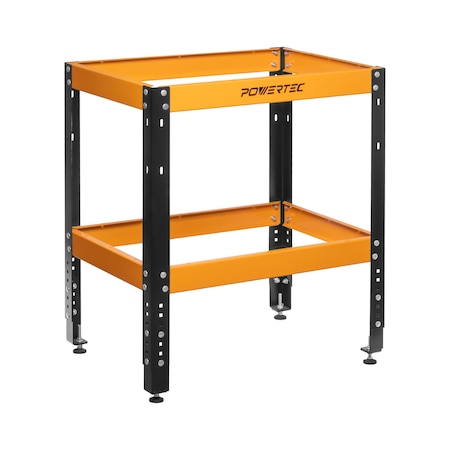 Powertec Router Table Stand, 400lb Capacity Heavy Duty Base with Adjustable Legs and Levelers UT1006