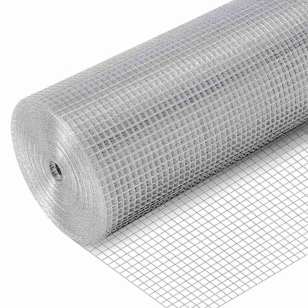 Edendirect 24 in.x50 ft.19-Gauge Hot-Dip Galvanized Mesh Supports Garden Plant and Rabbit Cages Chicken Fence ED-X003Z40YM3