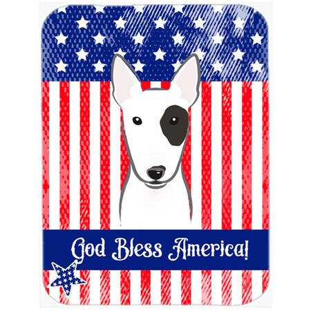 Carolines Treasures Bull Terrier Glass Cutting Board- Large BB2139LCB