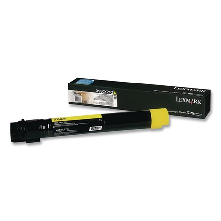 Lexmark Toner Cartridge, X950, X952 X954, Yellow X950X2YG