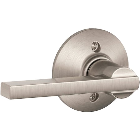 Schlage Latitude Lever Satin Nickel Non-Turning Lock F170 LAT 619