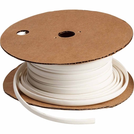 Brady BRADYMARK Series Heat Shrink Tubing: Polyolefin, White, 0.75 in. Dia x 100' L HSA-190-WT