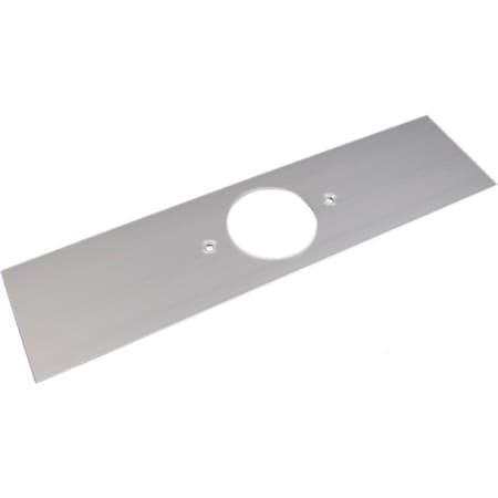 Wiremold Single Cover Plate, Gray, Aluminum ALA-F
