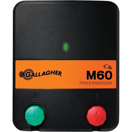 Gallagher Electric Fence Energizer, 110 V, 20 acre (Typecal), 40 acre (Clean) Fence Distance G383414