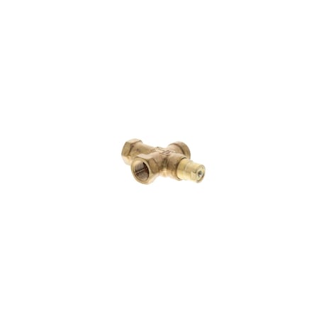 Siemens Mixing Valve, 24VAC, 3-Way, 34 Degrees to 122 Degrees F, 3/4" Inlet Size 599-01138