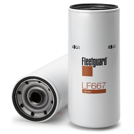 Fleetguard Oil Filter Cellulose Spin On LF667