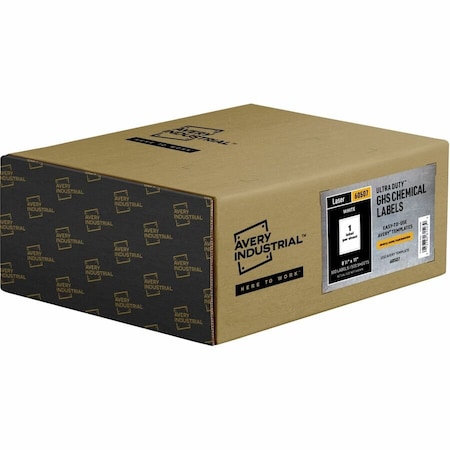 Avery UltraDuty GHS Chemical Labels, Pe, PK500 60507