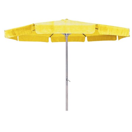 International Caravan 60403 and YW Outdoor 8 Foot Aluminum Umbrella Yellow 60403/YW