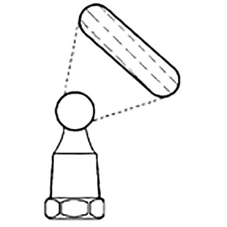 Paasche 45 Degree Fan Aircap For AX extension AXIF-45