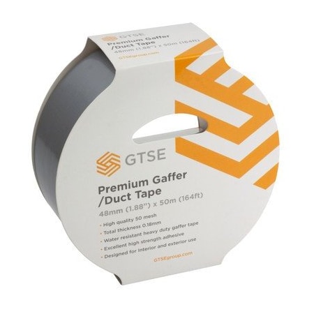 Gtse Silver/Grey Duct Tape, 1.88in x 164ft DUC-300-SIL