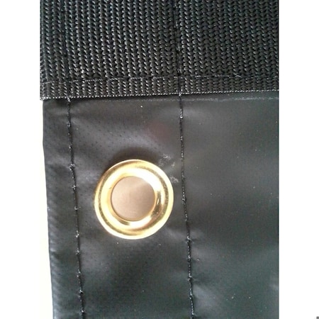 Tarps Now Truck Tarp, 16' x 24', 20 Mil, Black, Vinyl Coated STH16244-BLK