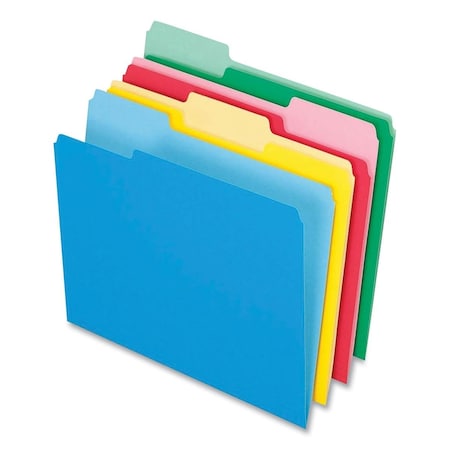 Tops Business Forms Colored File Folders, Assorted - Letter Size, 36PK 3086