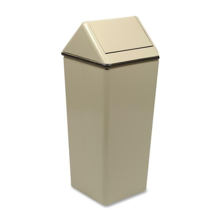 Witt Industries Medium Square Hamper with Swingtop, Slate 1411HTSL
