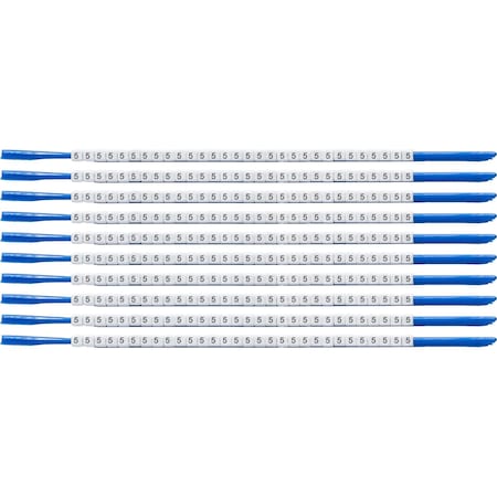 Brady ClipSleeve Wire Markers Size 07 Nylon 18 AWG - 18 AWG, 5 Pack of 300 Each, 300PK SCN07-5