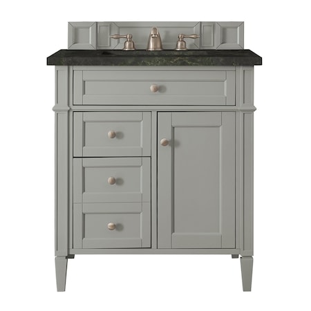 James Martin Vanities Brittany 30" Single Vanity, Urban Gray, w/ 3 CM Phantome Eclos Top 650-V30-UGR-3PHT