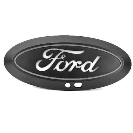 Putco Emblems, Licensed FORD Logo; White LED; Grille; With Camera Cutout; Black; IP69K Rated; Plug And 92802