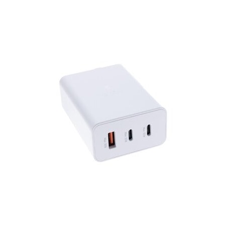 Cable Wholesale 3 Port Fast Travel Charger, 35W PD, USB A Female + Dual USB C Female, White 90W1-431WH