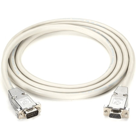Black Box Black Box RS-232 Null Modem Cable, DB9 RS-232 Male to DB9 RS-232 Female, 6 ft EYN257T-0006-MF
