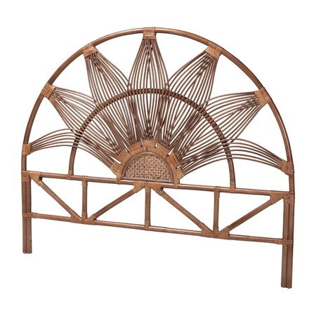 Bali & Pari Jasmine Natural Rattan Standalone Headboard, Queen 266-14561-ZORO