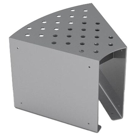Ultraplay Outdoor Bench, 23 in L, Silver 14-P2