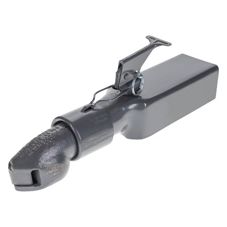 Draw-Tite BULLDOG COUPLER, BALL SIZE 2IN, TONGUE MOUNT WIDTH 3IN, STRAIGHT CHANNEL, 5,000 LBS. 28382