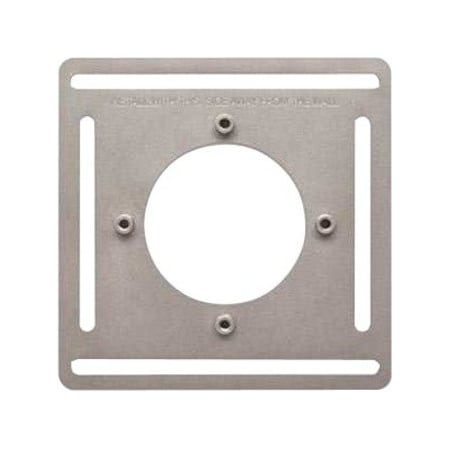 Google Nest Nest Learning Thermostat Steel Mounting Plate, Stainless Steel, 4PK T3022EF