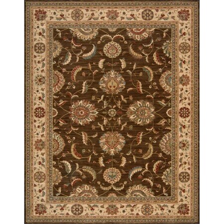 Nourison 67739 Living Treasures Area Rug Collection Brown 8 ft 3 in. x 11 ft 3 in. Rectangle 99446677396