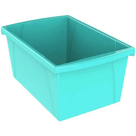 Storex Medium Classroom Storage Bin, Teal 61478U06C