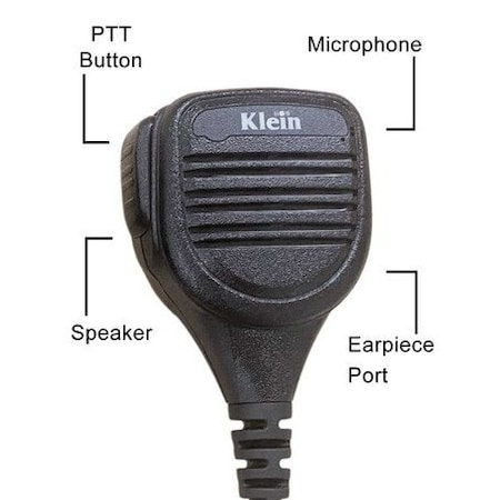 Klein Electronics Bravo Speaker Mic with Motorola M5 Connector BRAVO-M5